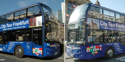 double-decker bus